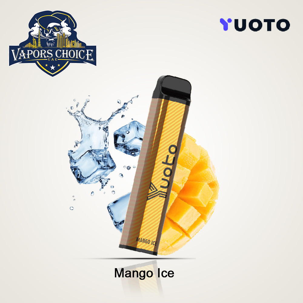 YUOTO XXL 2500 Puffs Disposable Vape (50mg) Mango Ice UAE Dubai & Ras Al-Khaimah